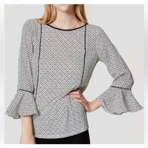LOFT Bell Sleeve Blouse
